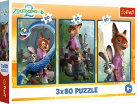 Trefl Puzzle Zootropolis 2: Vyšetrovanie zvierat