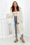 Dlhý sveter béžová UNI