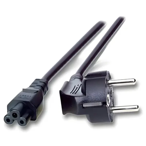 EFB černá / Síťový napájecí kabel / C5-Koppler 90° / 1,8 m / 2,5 A / 250 V (EK550.1,8)