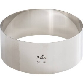 Cukrárenský prsten špeciálne nerezový kulatý 18×6 cm - Decora - Decora