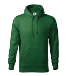 Pánska mikina s kapucňou bottle green L