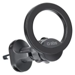 SBS Circle Mag Držiak do auta pre MagSafe čierna / do mriežky / magnetický (TESUPMAGRING)