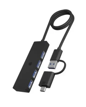 Icy Box IB-HUB1424-C3 čierna / USB hub / 4X USB-A 3.2 Gen1 / 5 Gbit/s (61060)
