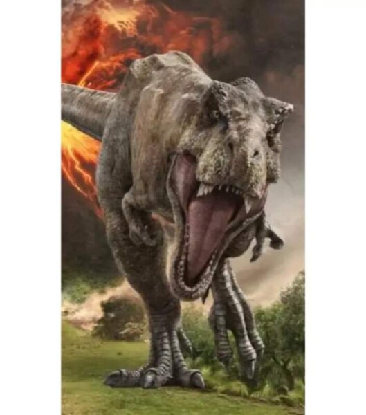 Jurassic Roar Volcano JFK026786 osuška farebná 70x140