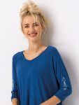 Pyžamo Kľúč LNS 721 A25 Viskóza 3/4 S-XL modrá S
