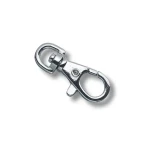 EuroSupplies Šnúrka ROSE čierna / S karabínou / Dĺžka 900 mm / Šírka 12 mm