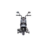 Mamido Detská elektrická motorka Chopper Faster sivá