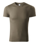 Tričko s farbou unisex army S