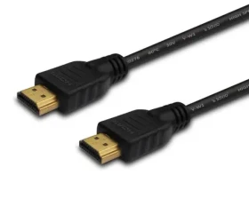 Savio CL-194 čierna / Kábel HDMI / HDMI 2.0 / 4K / pozlátené konektory / 1.5 m (CL-194)