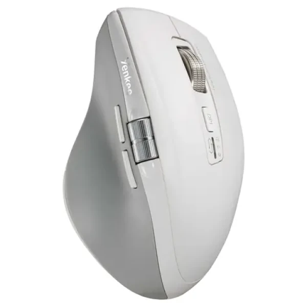 YENKEE YMS 2095W SPIN biela / bezdrôtová myš / optická / 4800 DPI / 7 tlačidiel / 2.4GHz / Bluetooth 5.1 (8590669393589)