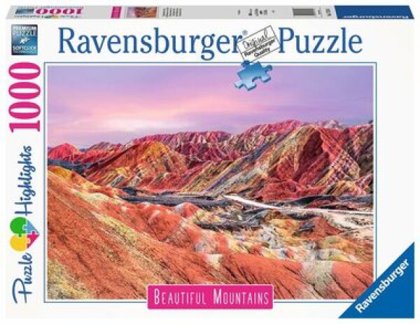 Ravensburger Dych vyrážajúce hory Dúhové hory Čína