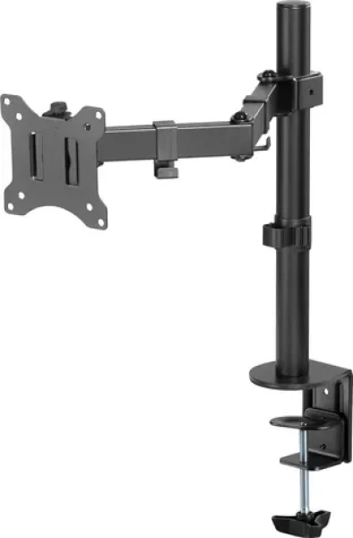Maclean MC-883 čierna / Stolný držiak monitora / 17-32" / VESA 75x100 / nosnosť 8 kg / náklápací (MC-883)