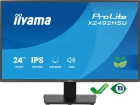 24" IIYAMA ProLite X2492HSU-B1 čierna / IPS / 1920x1080 / 16:9 / 3ms / 1500:1 / 300cd / repro / HDMI / DP (X2492HSU-B1)
