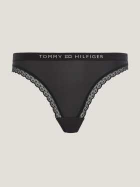 Dámske nohavičky TONAL LOGO LACE BRIEFS UW0UW04183BDS čierna Tommy Hilfiger