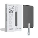 Mobile Origin Blade PowerBank 3000mAh sivá / 2x USB-C / MagSafe (PBB-3KC-GRY)