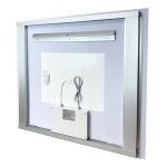 Mereo Zrkadlo 80x70 cm s LED osvetlením a odhmlievaním CN153