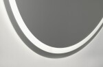 SAPHO - NYX guľaté zrkadlo s LED osvetlením, priemer 70cm NY700