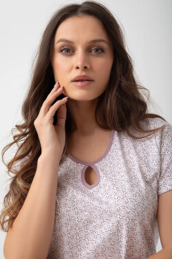 Košeľa Luna 209 kr/r M-2XL W25 ženy ecru-béžová XXL