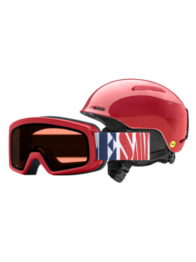 Smith GLIDE JR/RASCAL Lava / RC36 prilba na snowboard - 48/52