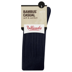 Zimné bambusové ponožky BAMBUS CASUAL UNISEX SOCKS BELLINDA čierna