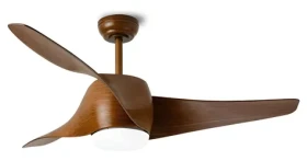 Immax NEO LITE WAVE SMART hnedá / Stropné svietidlo s ventilátorom / 18W / Wi-Fi / TUYA (07286L)