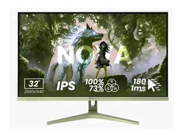 23,8" Arozzi Nova 24T1K200 zelená / Monitor / IPS / 1920x1080 / 200Hz / 1ms / HDMI / DP (AZ-NO-24T1K200-FST)