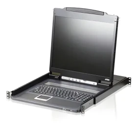Aten Slideaway console 19" LED / KVM konzola / rack 19" / klávesnica a touchpad / PS/2+USB (CL3000N-ATA-2XK06UG)