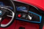 Mamido Mamido Elektrické autíčko BMW i4 červené 12V7Ah EVA kolesá ECO Koža