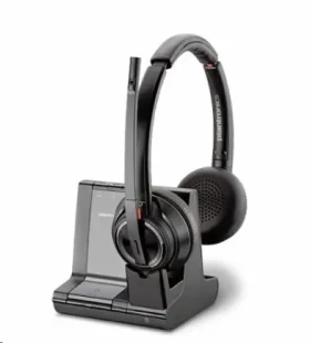 Poly Savi 8220-M / bezdrôtová náhlavná súprava / mikrofón / dve slúchadlá / DECT / BT (207326-02)