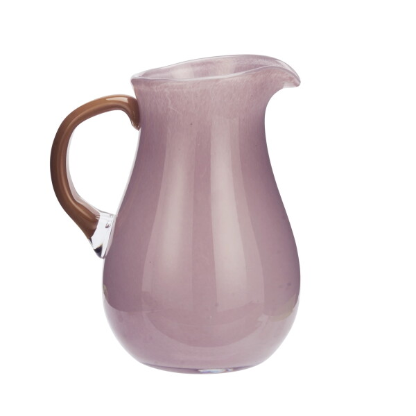 MADAM STOLTZ Sklenený džbán Lilac/Caramel