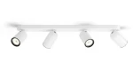 Philips Pongee biela / Bodové svietidlo / 4X GU10 / 5,5 W / bez zdroja / IP20 (SKL000277094)