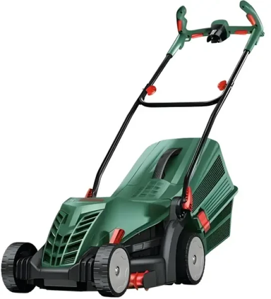 BOSCH UniversalRotak 37-555 zelená / Kosačka na trávu / 1400W / Záber 37 cm / až 250 m2 / Kôš 40 l (06008A6501)