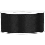 Čierna stuha 25 mm x 25 m (1 ks) TS25-010 dortis - PartyDeco - PartyDeco