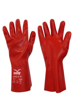 Rukavice z PVC Payper FLUID PVC 35 Farba: Červená, Veľkosť: 10, 1 ks