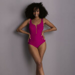 Jednodielne plavky 7747 M2 dark fuchsia - Anita 38C