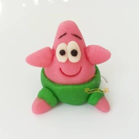 Figúrka na tortu hviezdica Patrick 5,5x4,5 cm z kokosovej hmoty - Fagos - Fagos