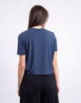 Organic Basics Soft Touch Boxy Tee Midnight Blue XS