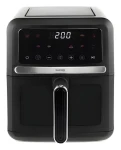 Huslog Teplovzdušná fritéza čierna / Teplovzdušná fritéza / 1500 W / 5 l / 10 programov / dotykový displej (OWN000104)