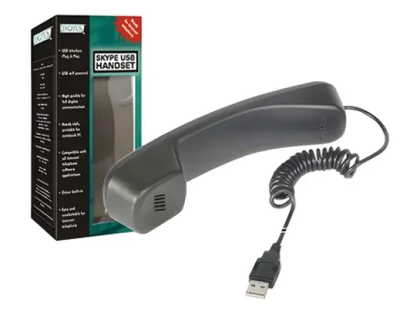 Digitus DA-70772 čierna / USB headset / na uši / mono / mikrofón (DA-70772)