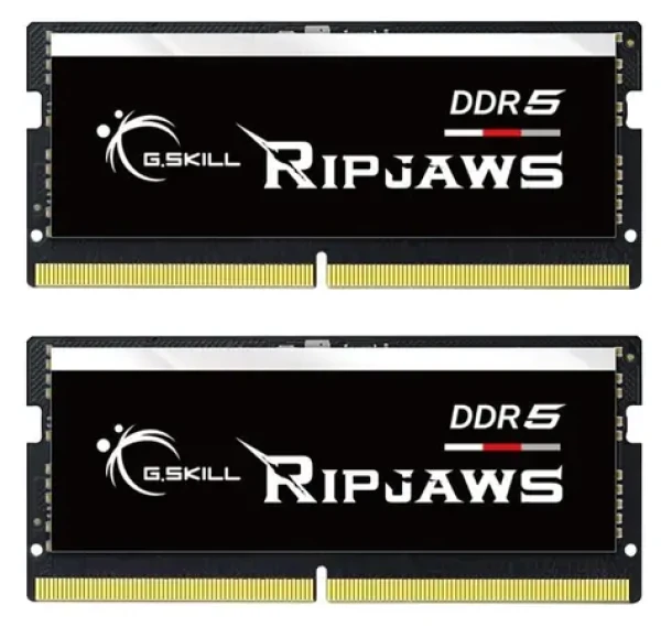 G.Skill Ripjaws 64GB (2x 32GB) 5600MHz / DDR5 / CL46 / SO-DIMM / 1.1V / XMP 3.0 (F5-5600S4645A32GX2-RS)