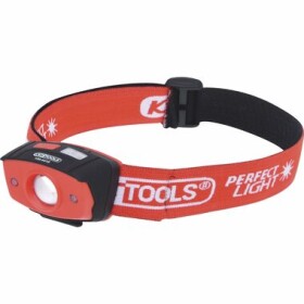 KS Tools Čelové svietidlo s pohybovým čidlom perfectLight / 120lm / dosah 40 m / IP54 / 3x AAA (4042146712795)