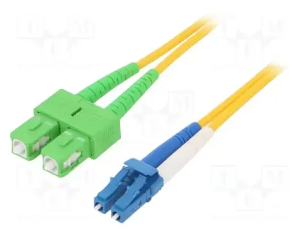 Digitus SC (APC) - LC (PC) 1 m / Optický patch kábel / Singlemode OS2 / Duplex / LSZH (DK-292SCA3LC-01)