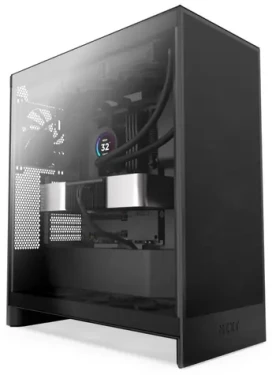 NZXT H7 Flow 2024 čierna / Mid-Tower / E-ATX / USB-C / tvrdené sklo (CM-H72FB-01)