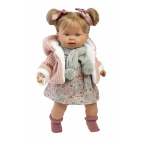 Llorens 42284 ALEXANDRA - realistická bábika so zvukmi a mäkkým látkovým telom - 42 cm