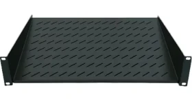 Intellinet polica čierna / Rack polica / 19" / 1U / hĺbka 150 mm / nosnosť 25 kg / predná montáž (712491)