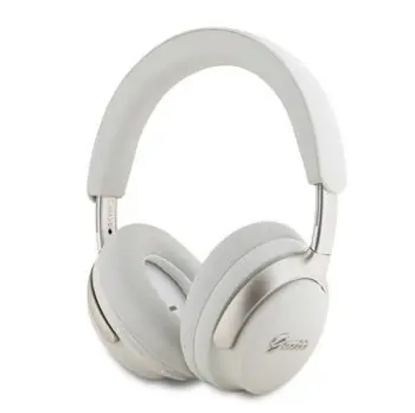Guess PU Leather Script Logo ANC/ENC Bezdrôtové Slúchadlá White (57983122348)