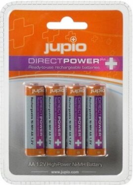 JUPIO dobíjacia batéria Direct Power Plus AA Ni-Mh 2500 mAh - 4ks (E61PJPJRBAADPP)