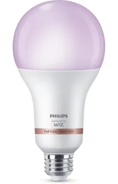 Philips SMART A80 E27 18.5 W biela / múdra LED žiarovka / RGBW / 2452 lm / 2200 - 6500 k / stmievateľná (929003500021)