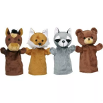 Goki Goki Bábka na ruku – kôň, líška, jazvec alebo medveď (1ks)