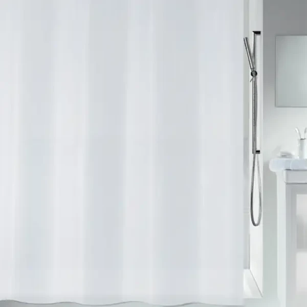 Spirella sprchový záves biely / Sprchový záves / PEVA / 180 x 200 cm